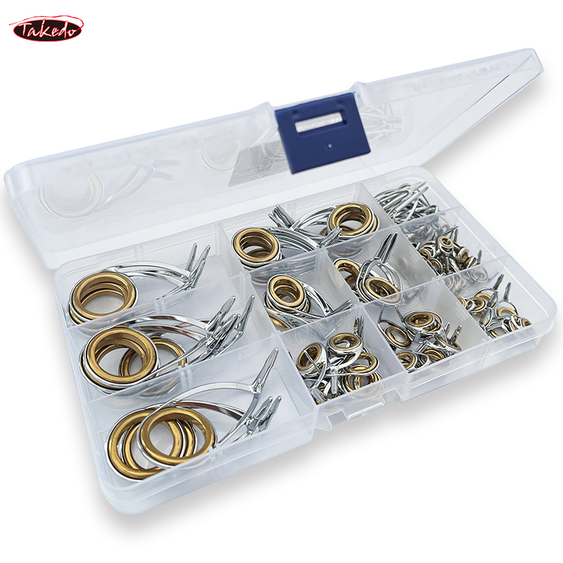 Fishing Rod Building Kit - TAKEDO TN75-1 5 Set di Anelli