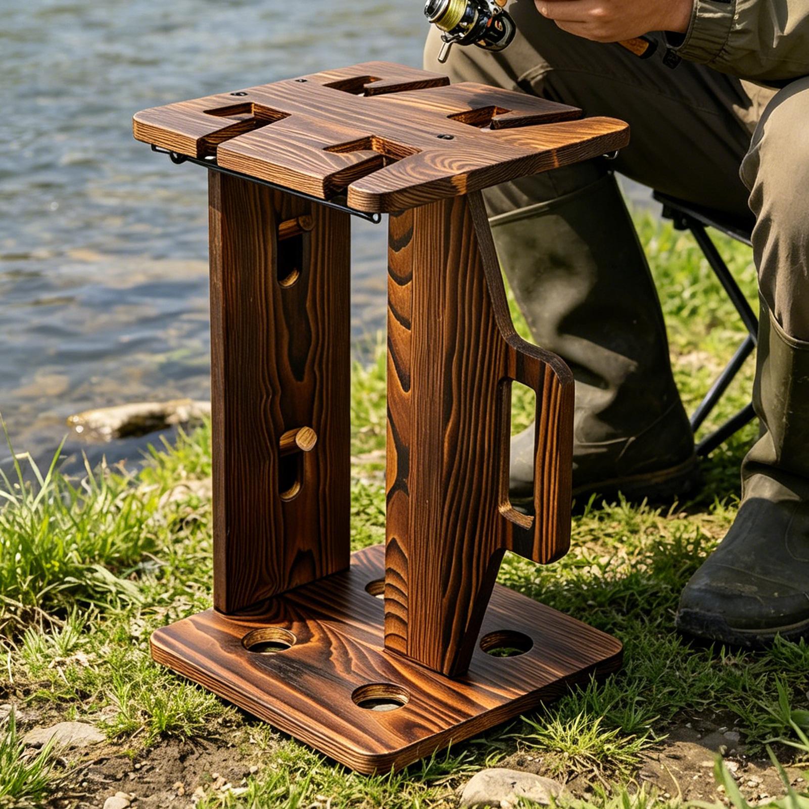 Portacanne da Pesca in Legno,  - Fishing Rod Rack recensione e prezzo